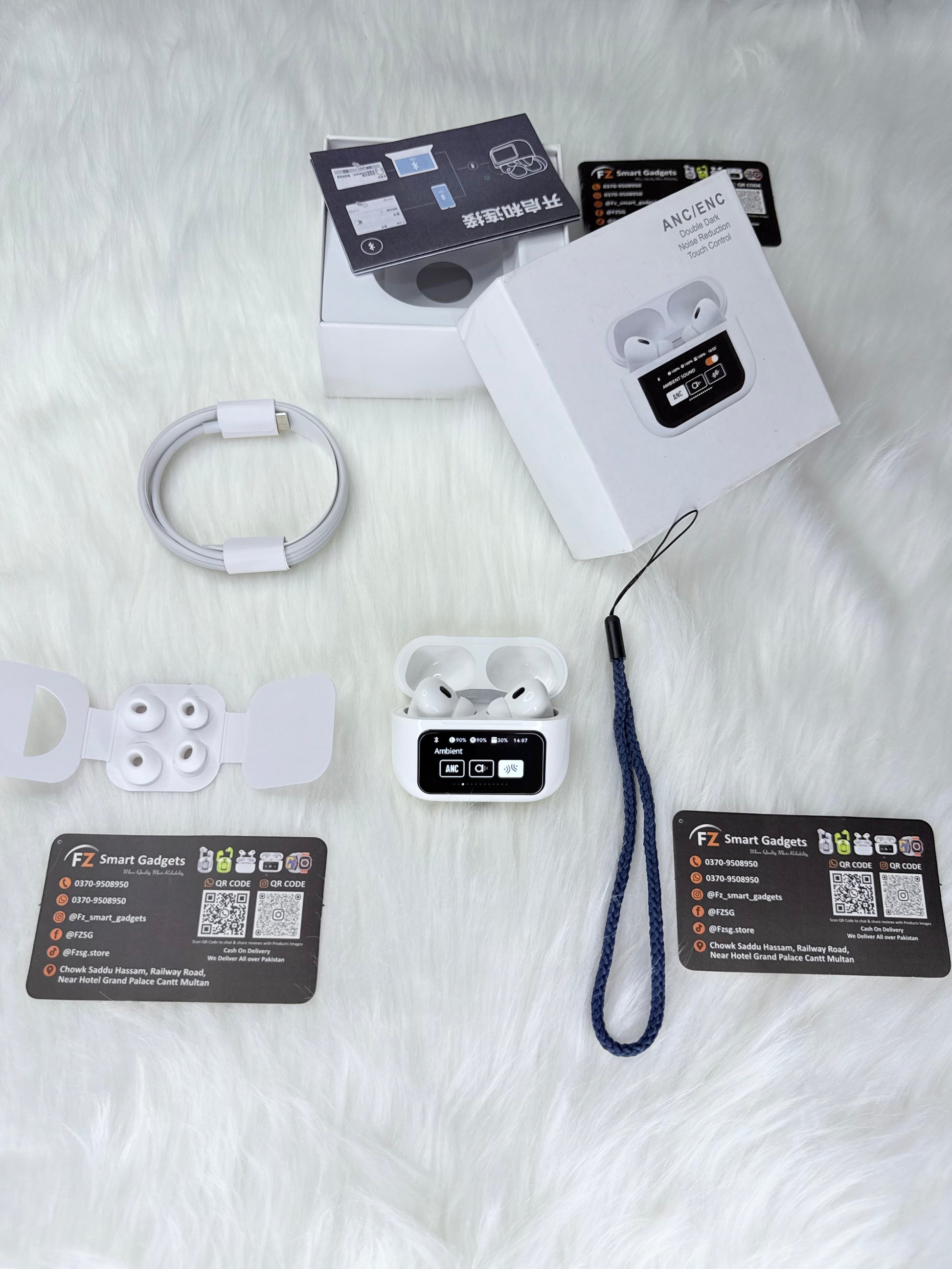 A9 Pro earbuds featuring ANC and ENC technology
