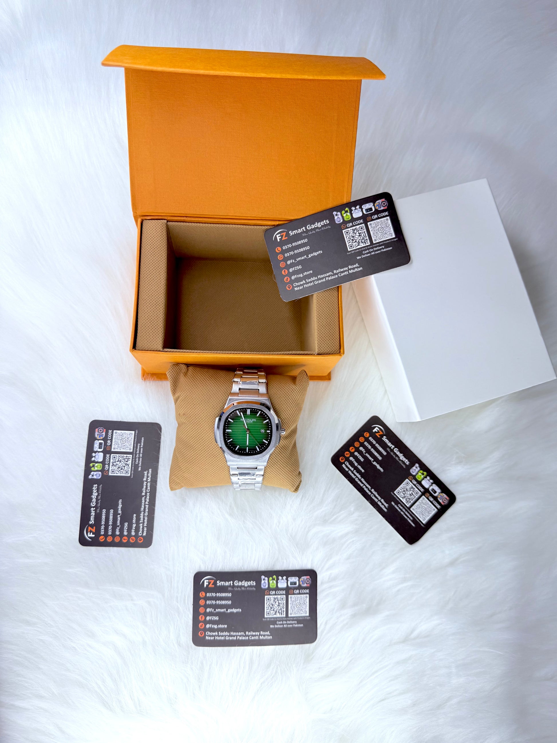 Patek Philippe Nautilus 5711 Stainless Steel Watch Green | Luxury Swiss Timepiece in Pakistan