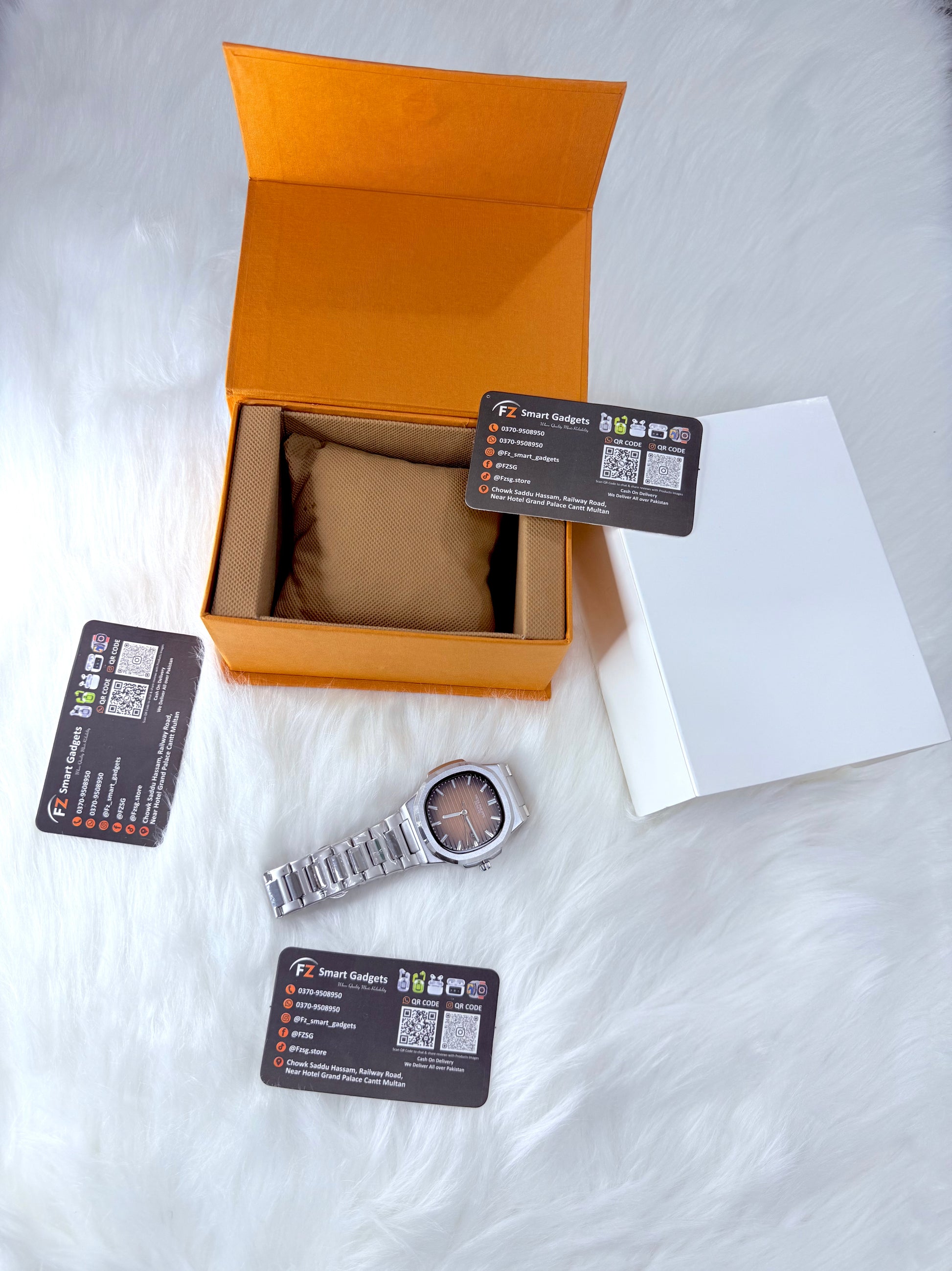 Patek Philippe Nautilus 5711 Stainless Steel Watch Brown Dial | Luxury Swiss Timepiece in Pakistan